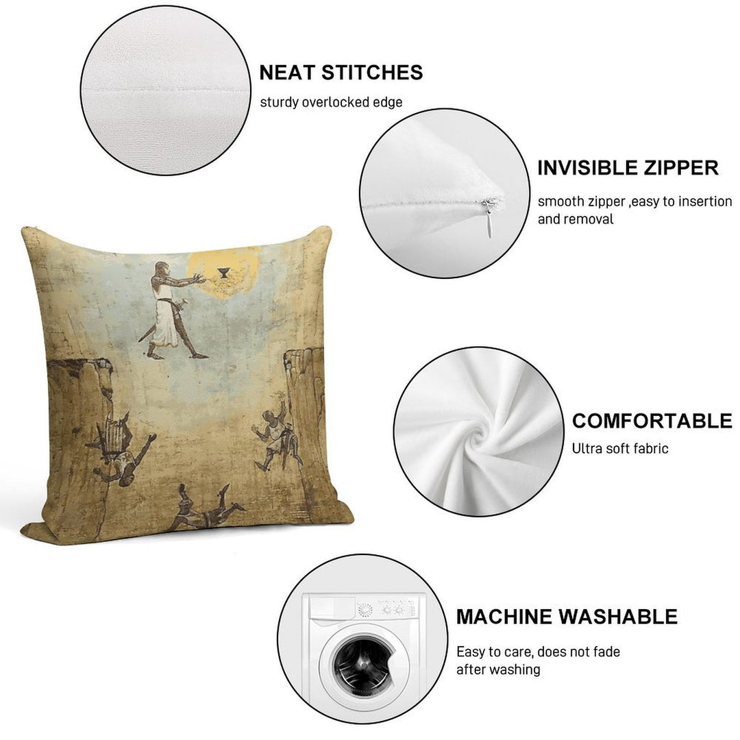 Jump of Faith Soft Anti-Pilling Throw Pillow