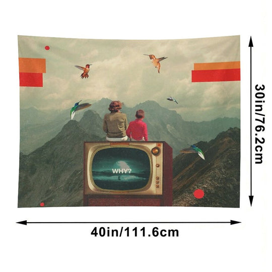 Mother Protect Me from The Sadness of This World Tapestry