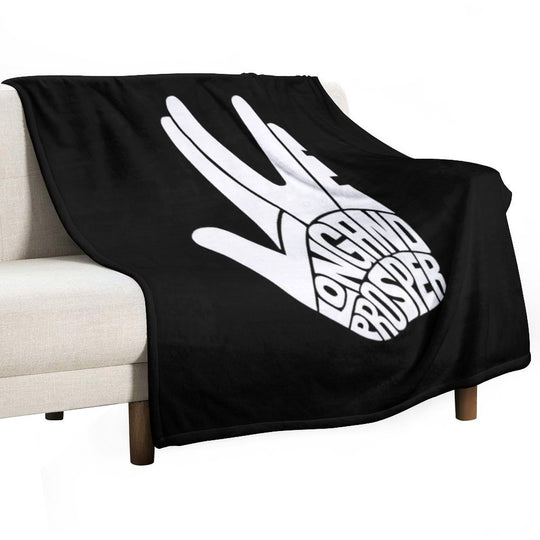 Star Trek Live Long And Prosper White Multi-functional Throw Blanket