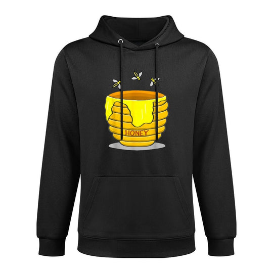Honey Pot With Honey Bees Sweet Gift Colorfast Hoodie