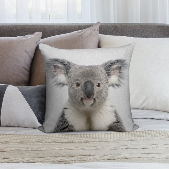 Koala - Colorful Soft Durable Construction Throw Pillow