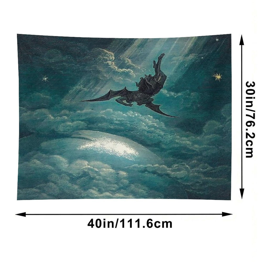 Paradise Lost (Colorized)  by Gustave Doré Tapestry