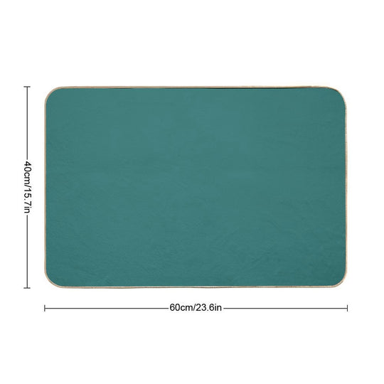 Gulf of Mexico Green - Solid Color Collection  Versatile Bath Mat