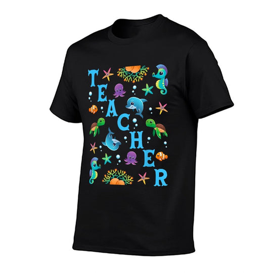 Sea Creature Teacher Ocean Pet Animal Lover Teaching Kids  Classic T-Shirt