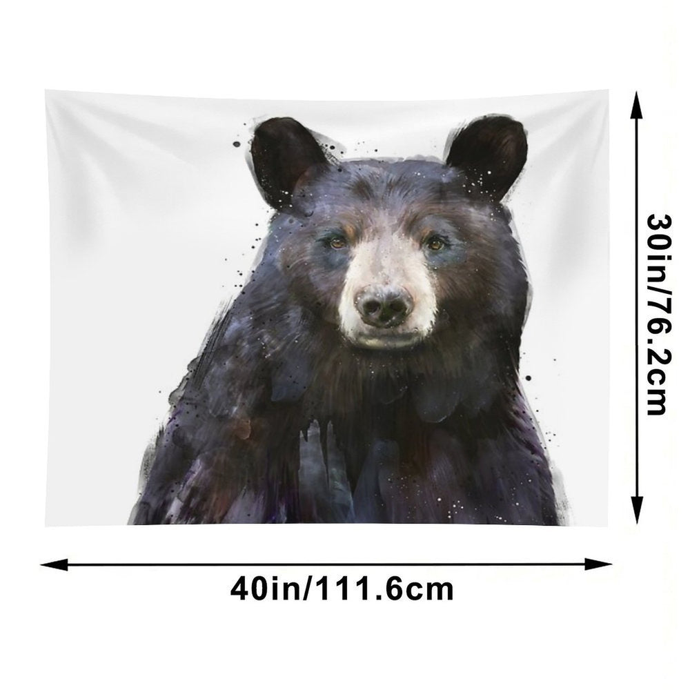 Black Bear Tapestry