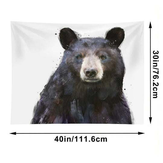 Black Bear Tapestry