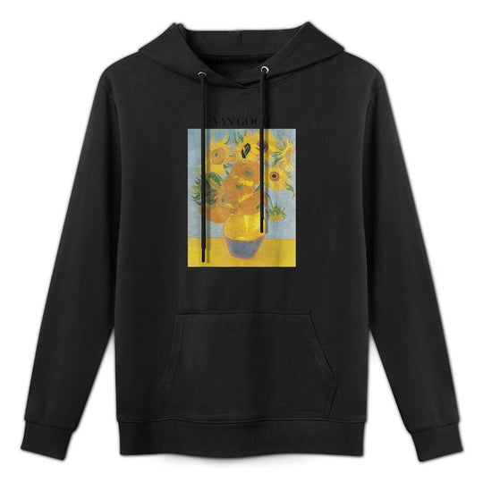 Van Gogh Sunflowers Art Gift Vincent Van Gogh Medium-Weight Fabric Hoodie