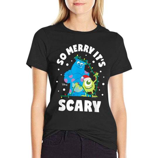 Monsters Inc - So Merry Its Scary  Easy-care T-Shirt