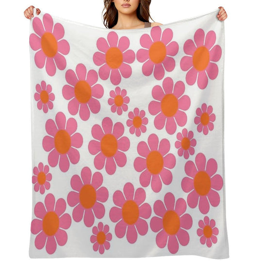 Koryn's Custom Flower Pattern 1 Anti-pilling Throw Blanket