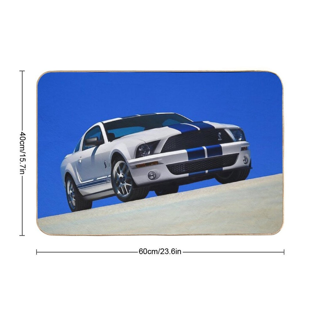 Ford Mustang Shelby  Easy Maintenance Bath Mat