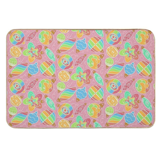 Fa La La Ti Da Ornaments  Multi-Purpose Bath Mat