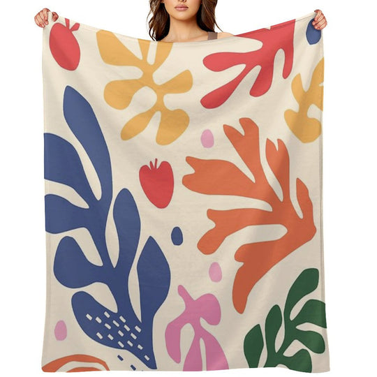 Matisse Pattern_2 Multi-functional Throw Blanket