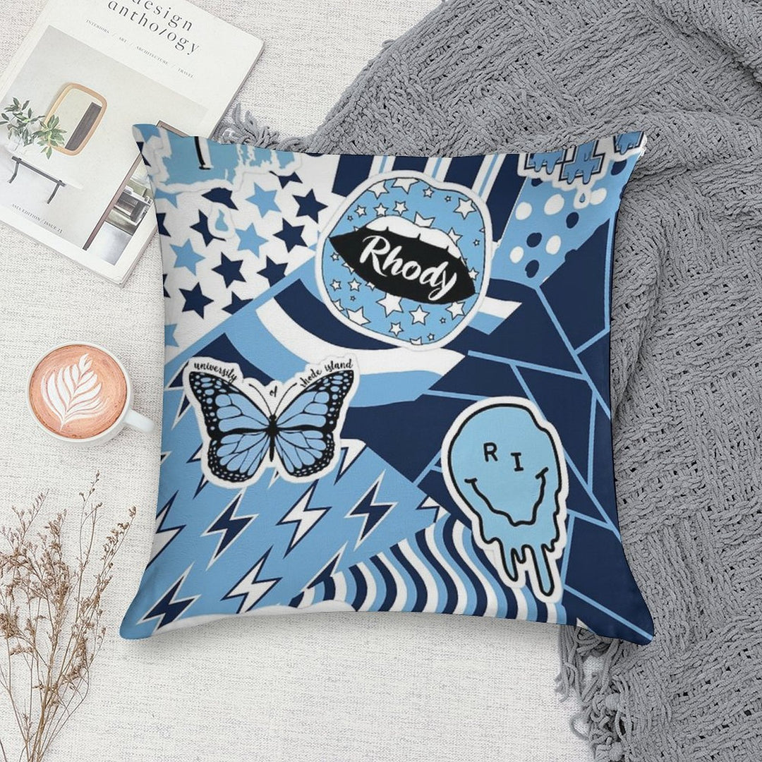 URI Collage Soft High-Density Material Throw Pillow