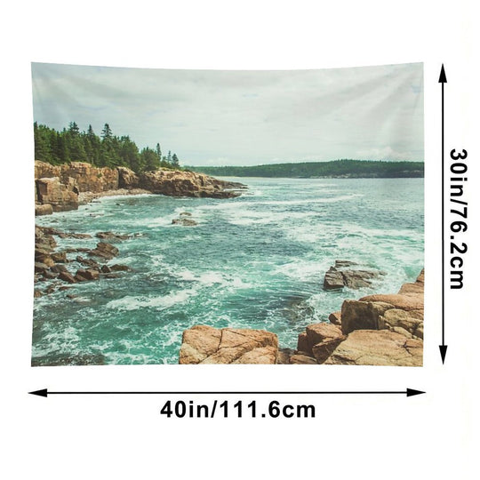 Acadia National Park Seashore II Tapestry