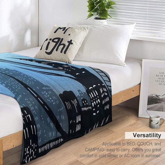 Amaurot - Inktober Eco-conscious Throw Blanket