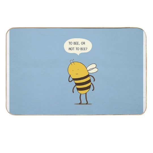 Confused Bee  Multi-Purpose Bath Mat