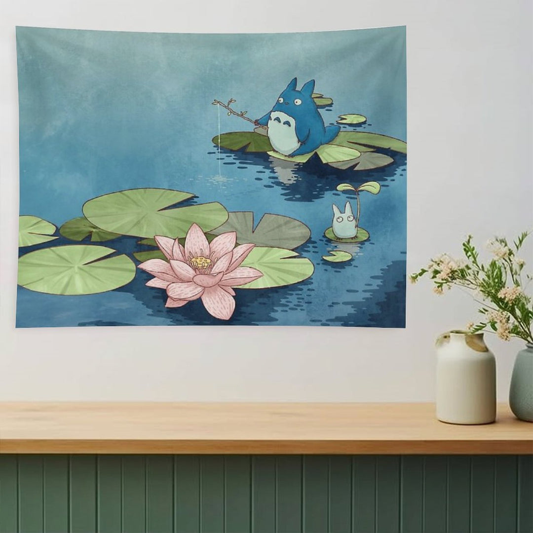 Fishing in The Pond Tapestry