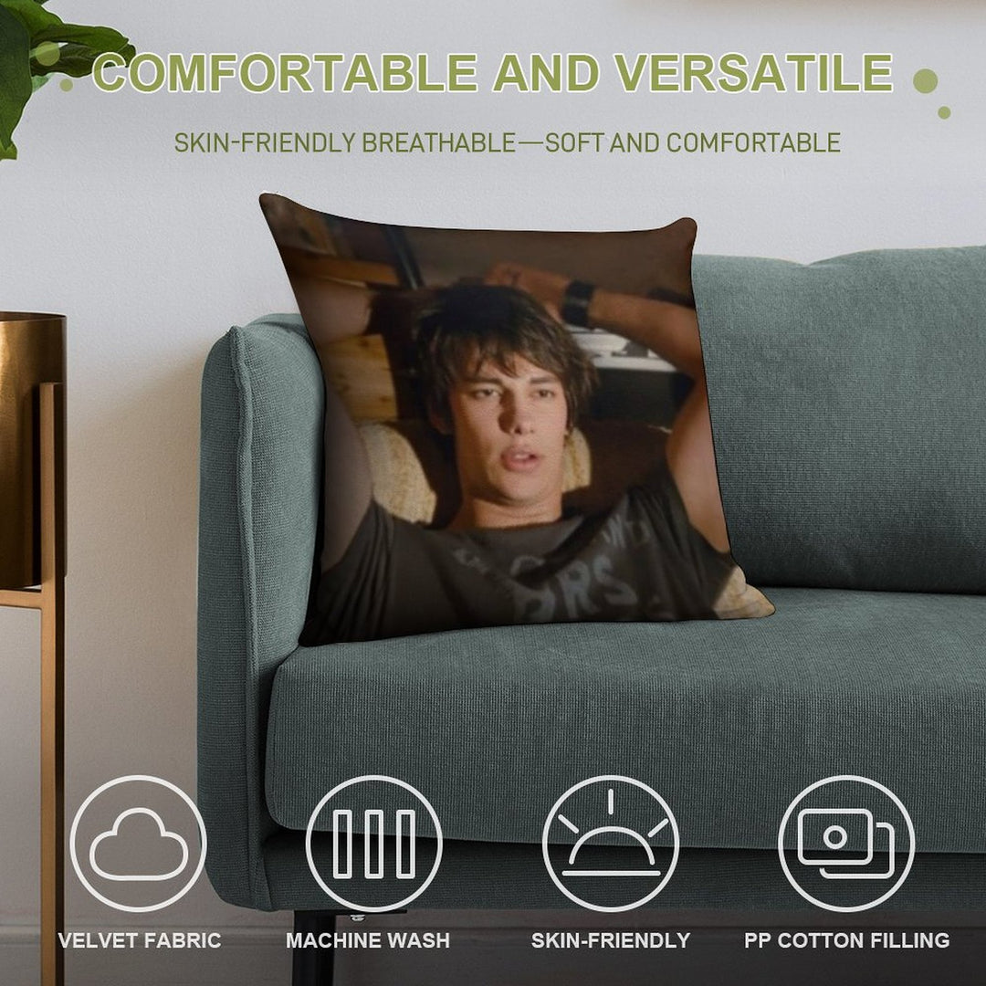 Rodrick. Soft Skin-Friendly Throw Pillow