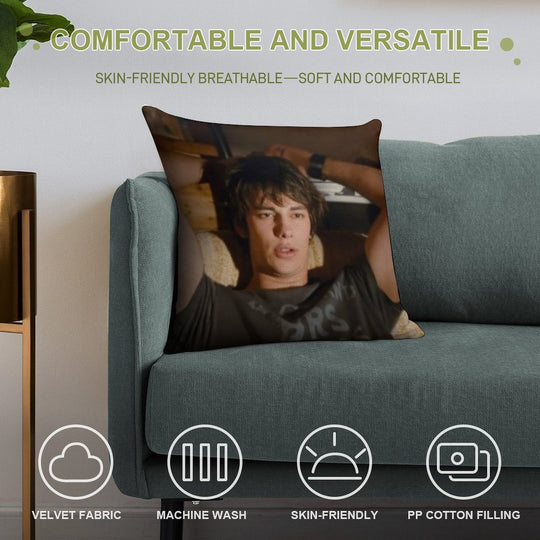 Rodrick. Soft Skin-Friendly Throw Pillow