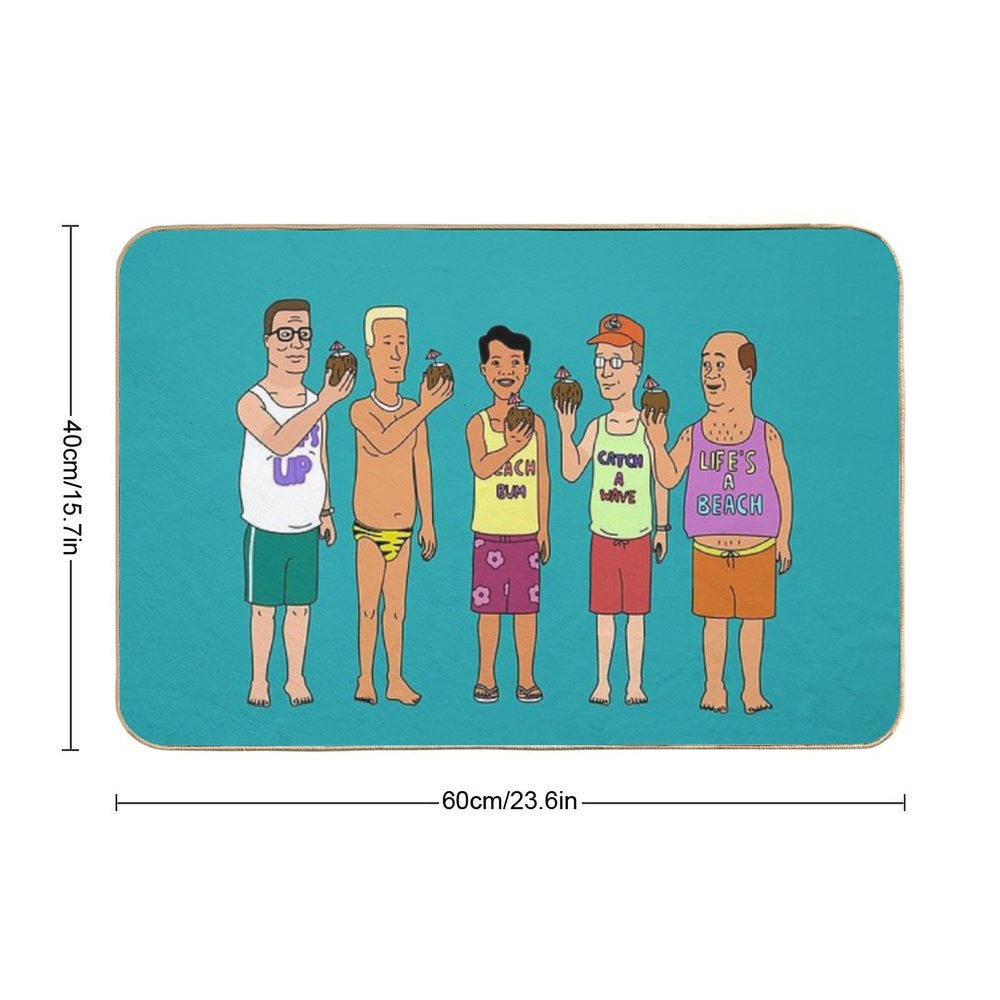 King of The Hill Pool  Non-Slip Bath Mat