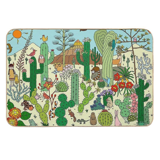 Arizona Desert Museum  Repositionable Bath Mat
