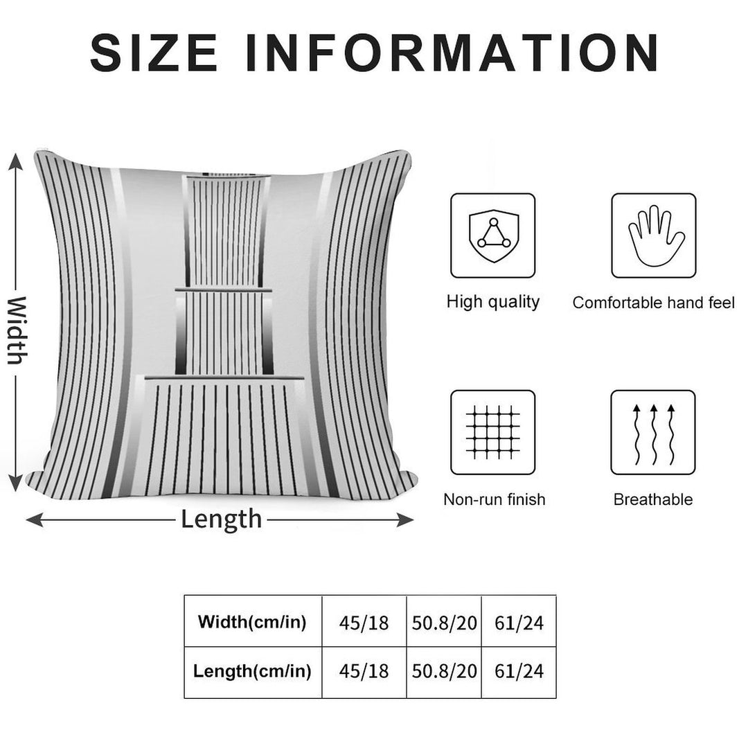 Art Deco Buildings Soft Ultra-Soft Texture Throw Pillow