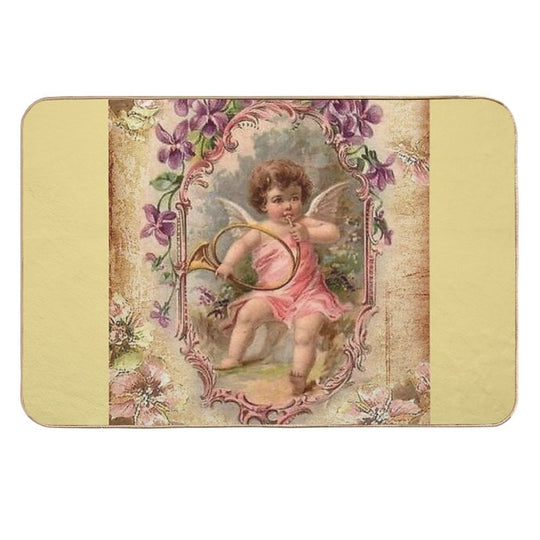 Vintage Angel, Victorian Angel  Versatile Bath Mat