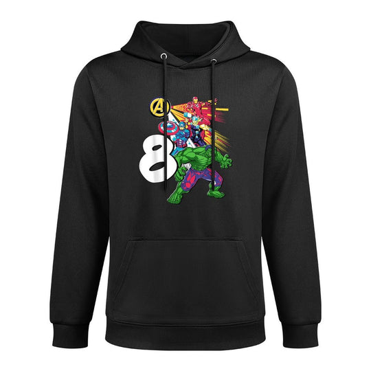 Marvel Super Heroes Avengers 8 Year Old Eighth Birthday Customizable Surface Hoodie