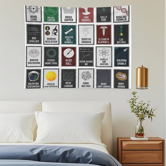 24 Women Who Changed Science. And The World. Tapestry