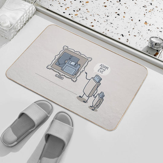 ADAM & EVE  Repositionable Bath Mat