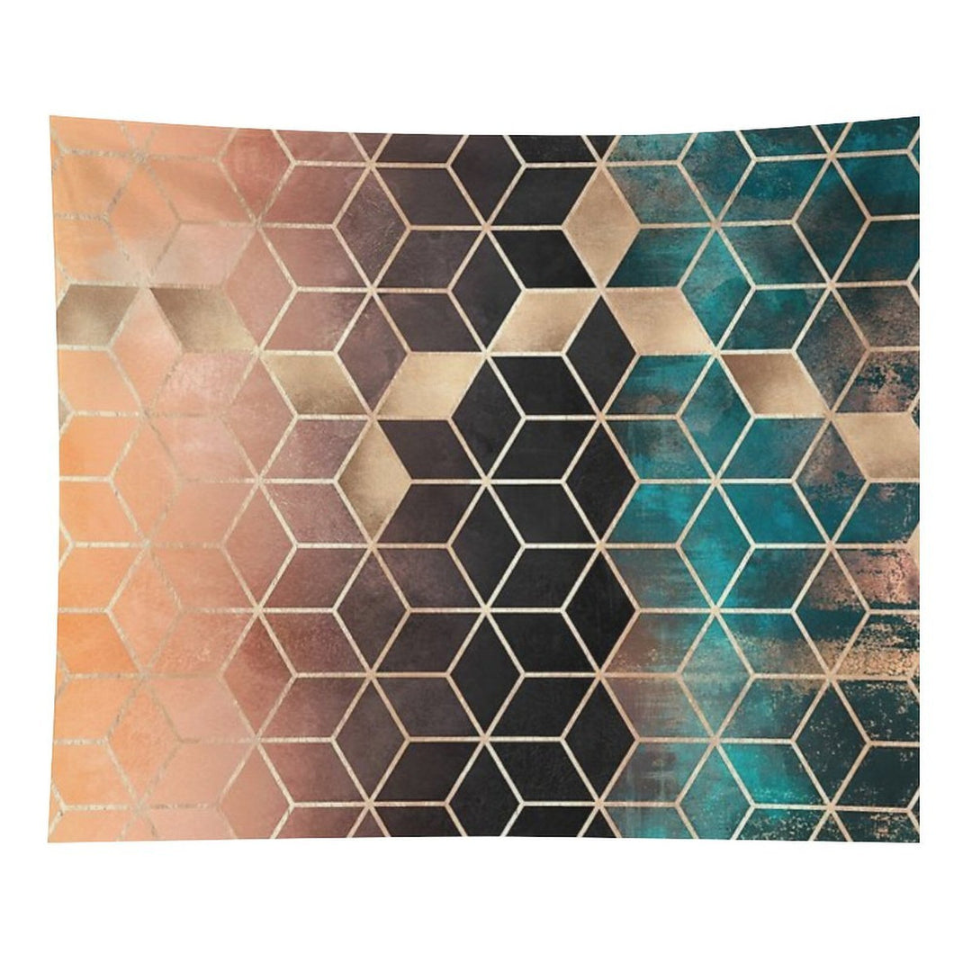 Ombre Dream Cubes Tapestry