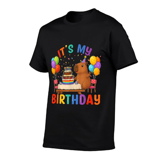 Its My Birthday Capybara Lovers Birthday Party Kids  Classic T-Shirt