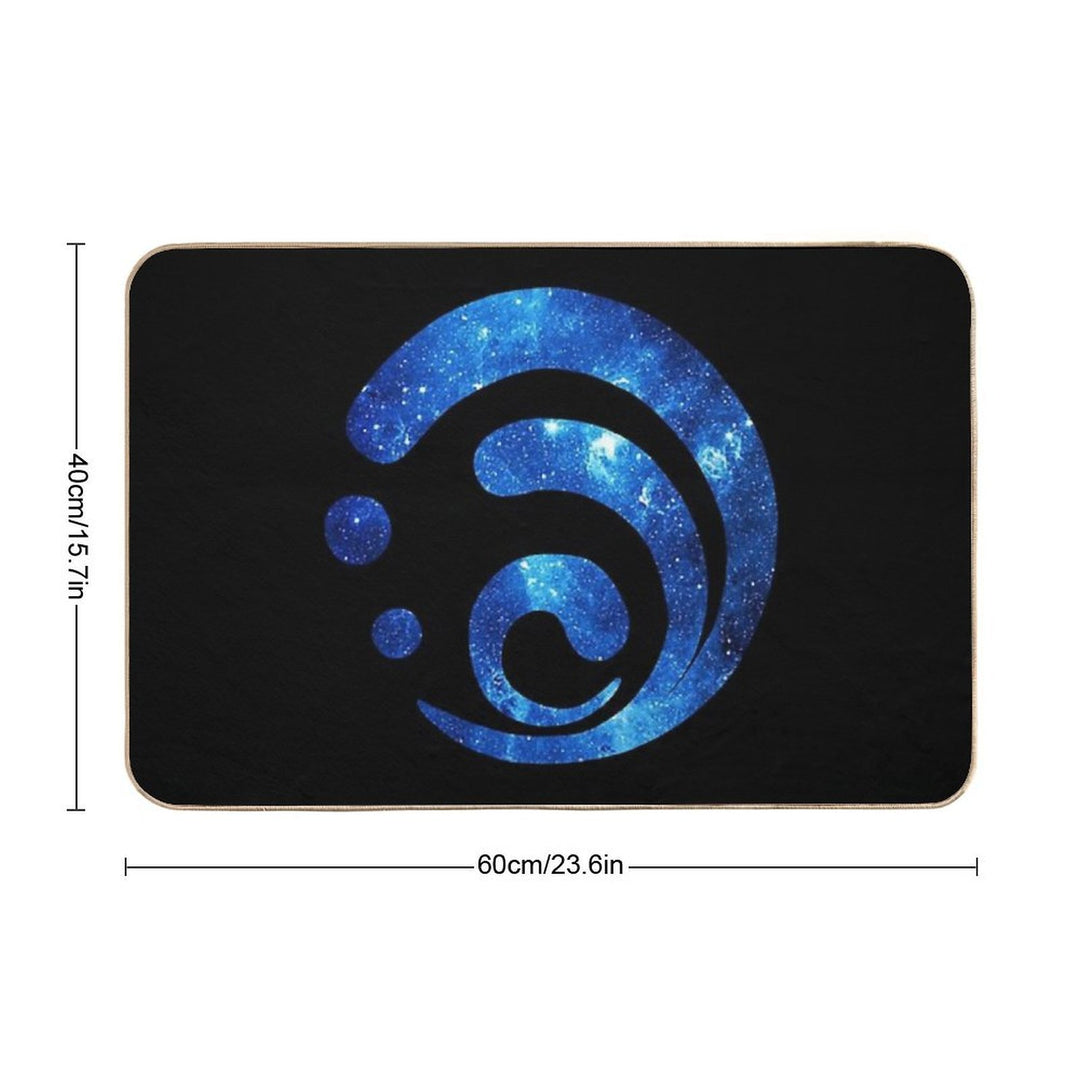 Hydro Element Genshin Impact T-Shirt Durable Bath Mat
