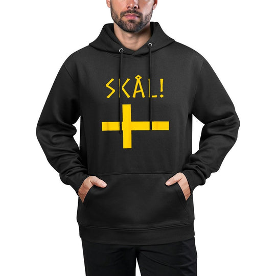 Cheers In Swedish Souvenir Of Sweden Gifts Funny Scale Shrink-Resistant Hoodie
