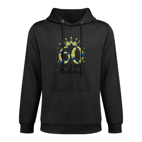 Womens 60 Years Old It&#39;s My Birthday 60th Birthday Kangaroo Pocket Hoodie