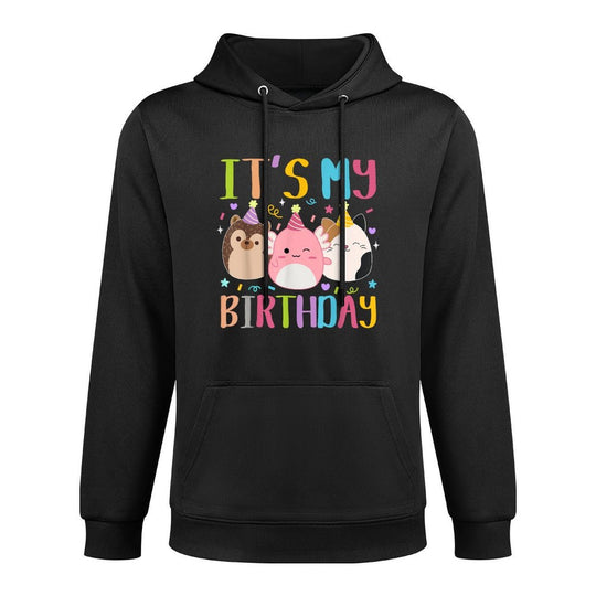 Birthday Squish Squad Great Gifts Cute for Kids Woman Durable Construction Hoodie