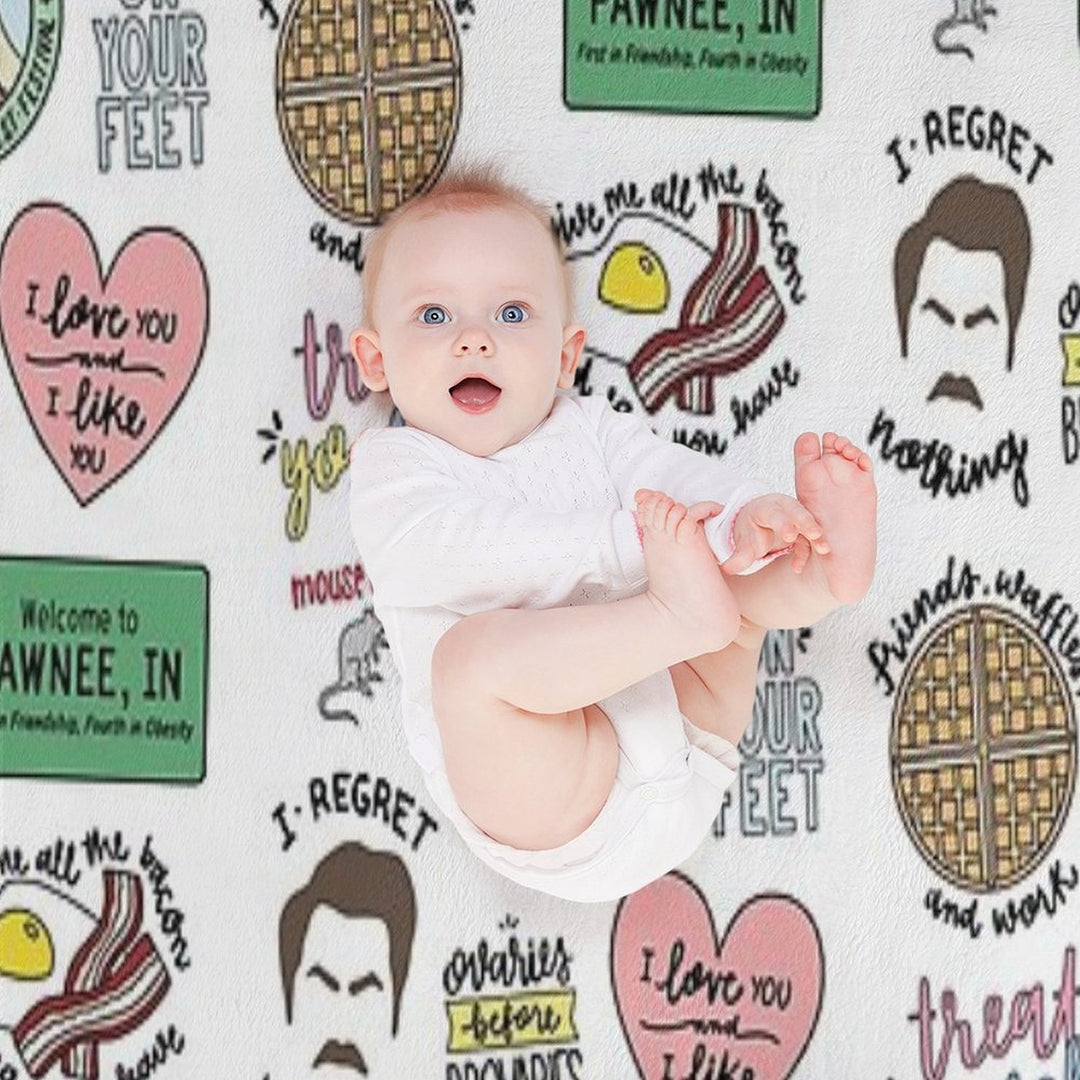 Parks And Recreation TV Show Art Quick-dry Throw Blanket