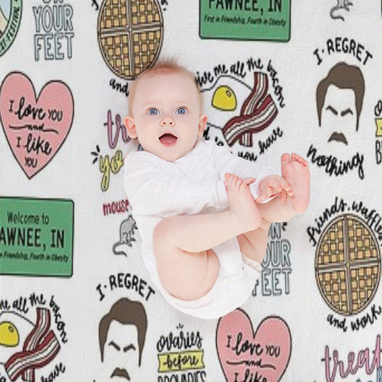 Parks And Recreation TV Show Art Quick-dry Throw Blanket