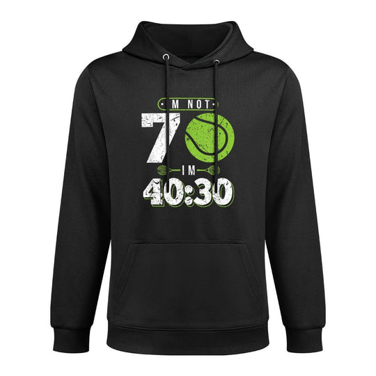 Im Not 70 Years Old Funny Tennis 70th Birthday Layering Staple Hoodie