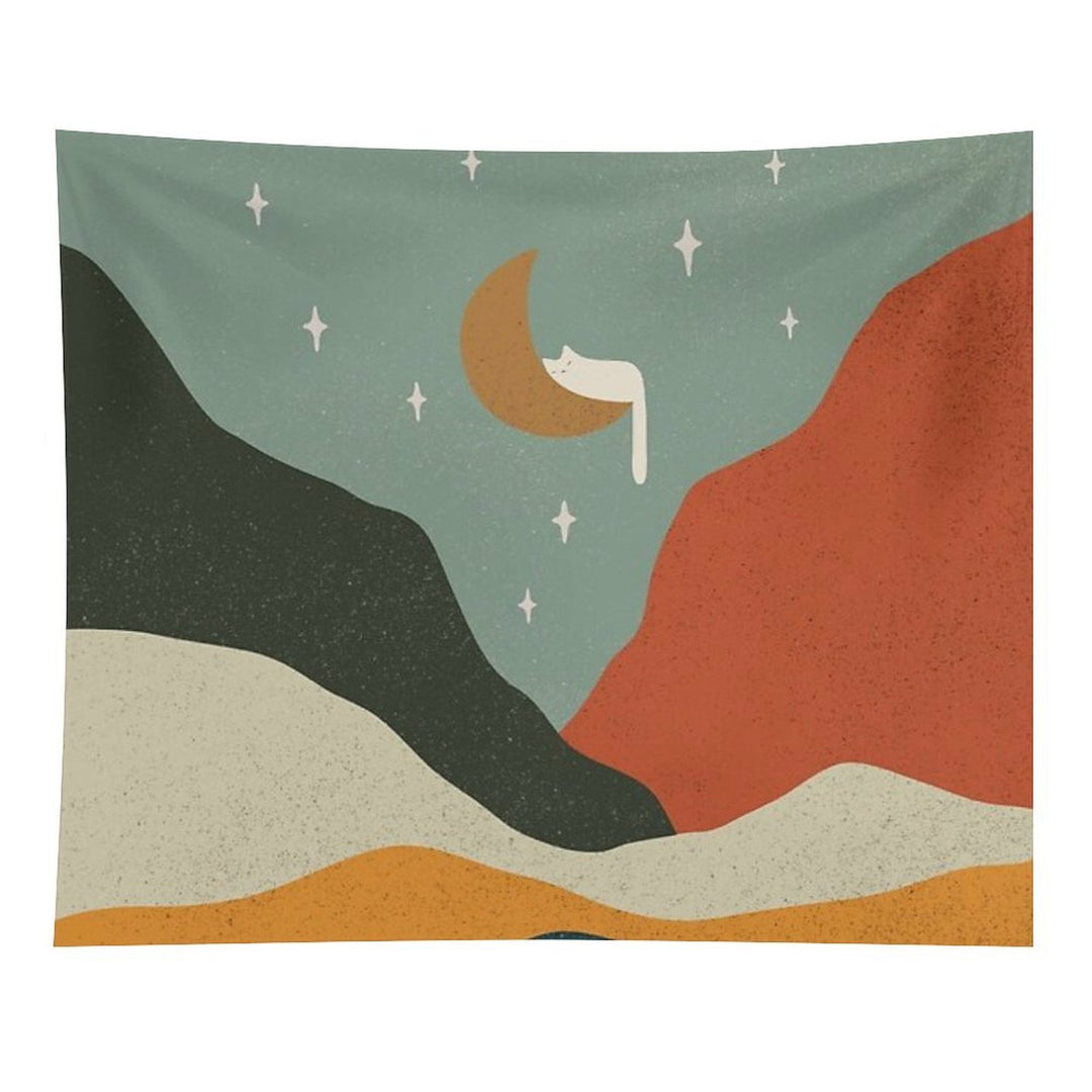 Cat Landscape 203 Tapestry