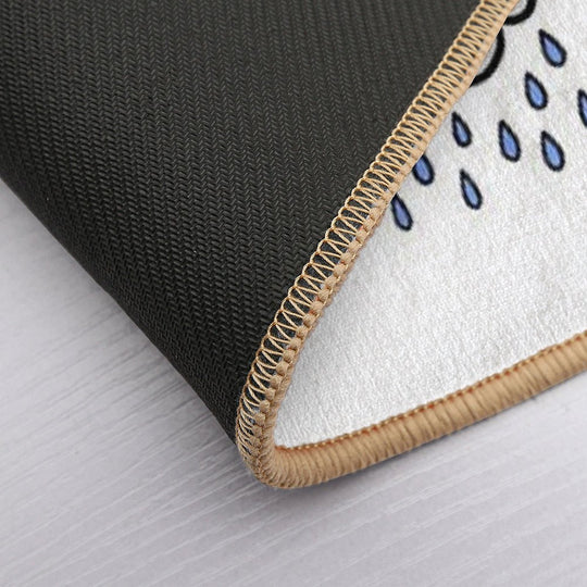 Rainbow Above The Clouds  Toxin-Free Bath Mat