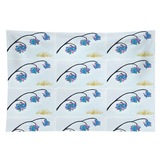 Letter Flower Tapestry