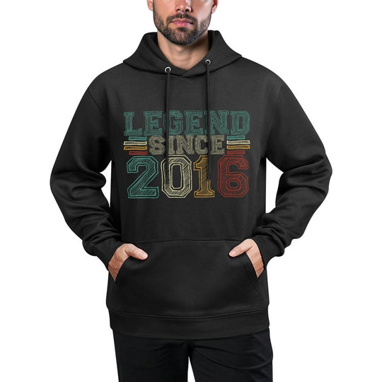 9 Years Old Legend Since 2016 9th Birthday Layering Staple Hoodie