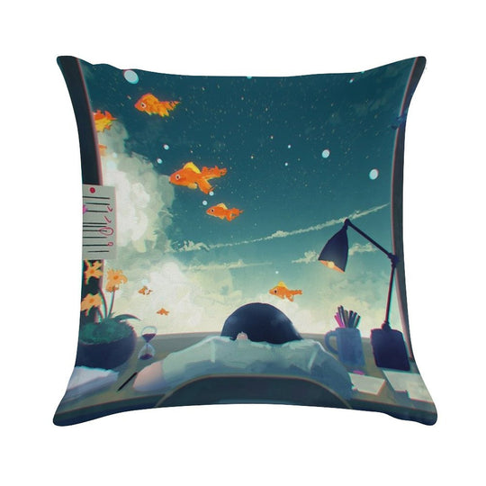Dreaming... Soft Anti-Pilling Throw Pillow