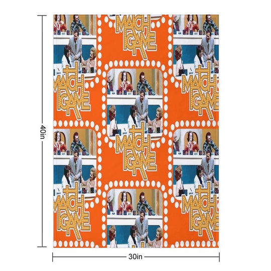 Match Game Cast Tribute Easy Care Throw Blanket