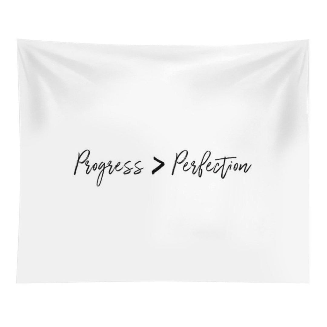 Progress Over Perfection Tapestry