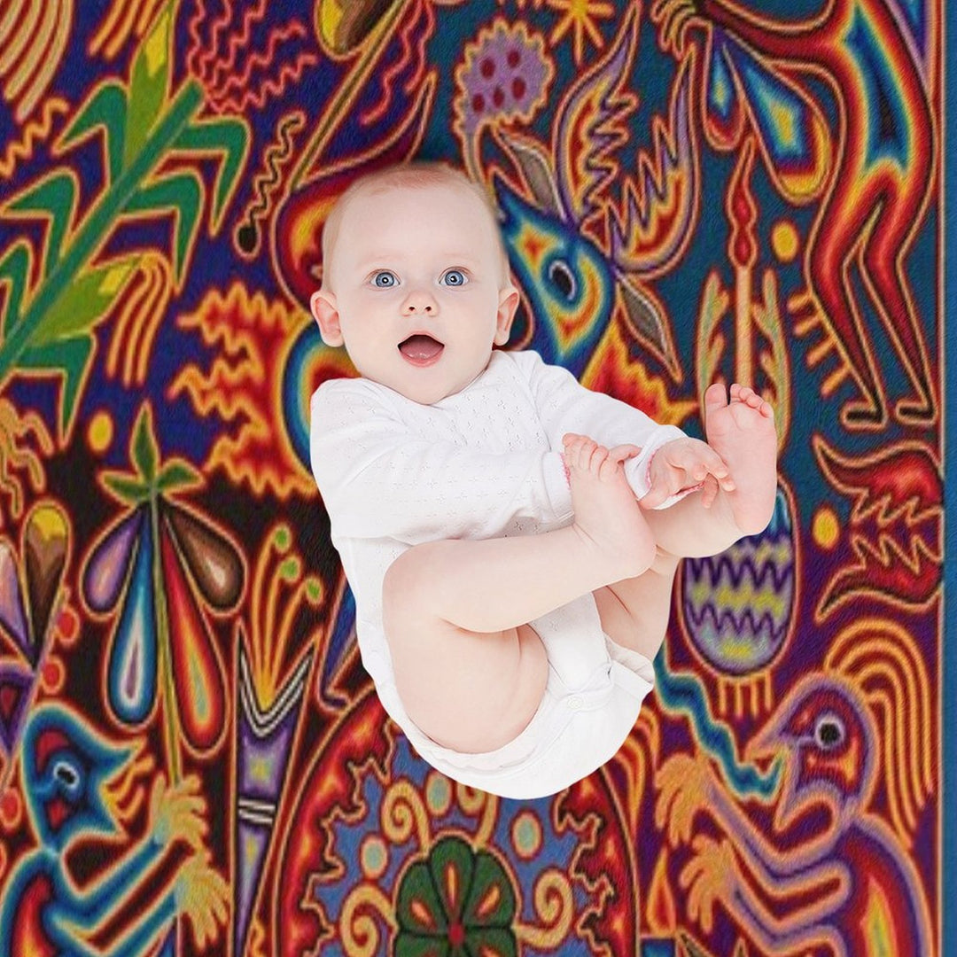 Huichol Premium Throw Blanket