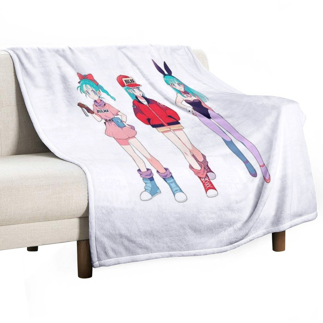 Bulma Girls All-season Throw Blanket