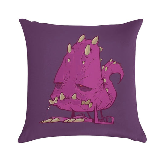 Monster-vector Soft Multiple Sizes Throw Pillow