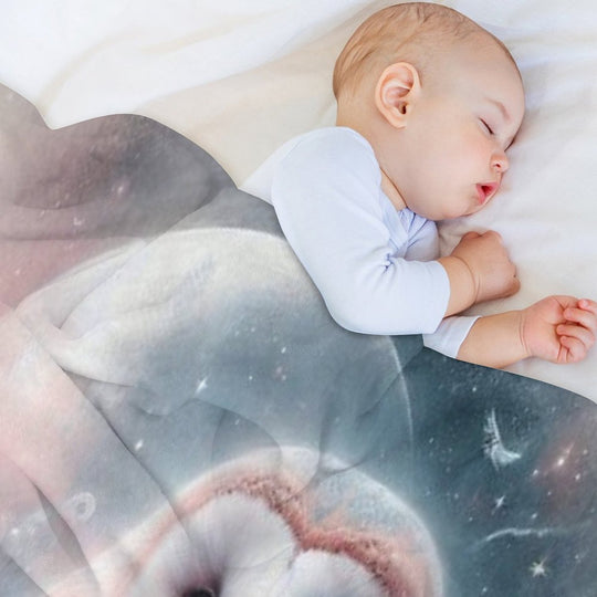 Wispy Dream Owl Travel-friendly Throw Blanket